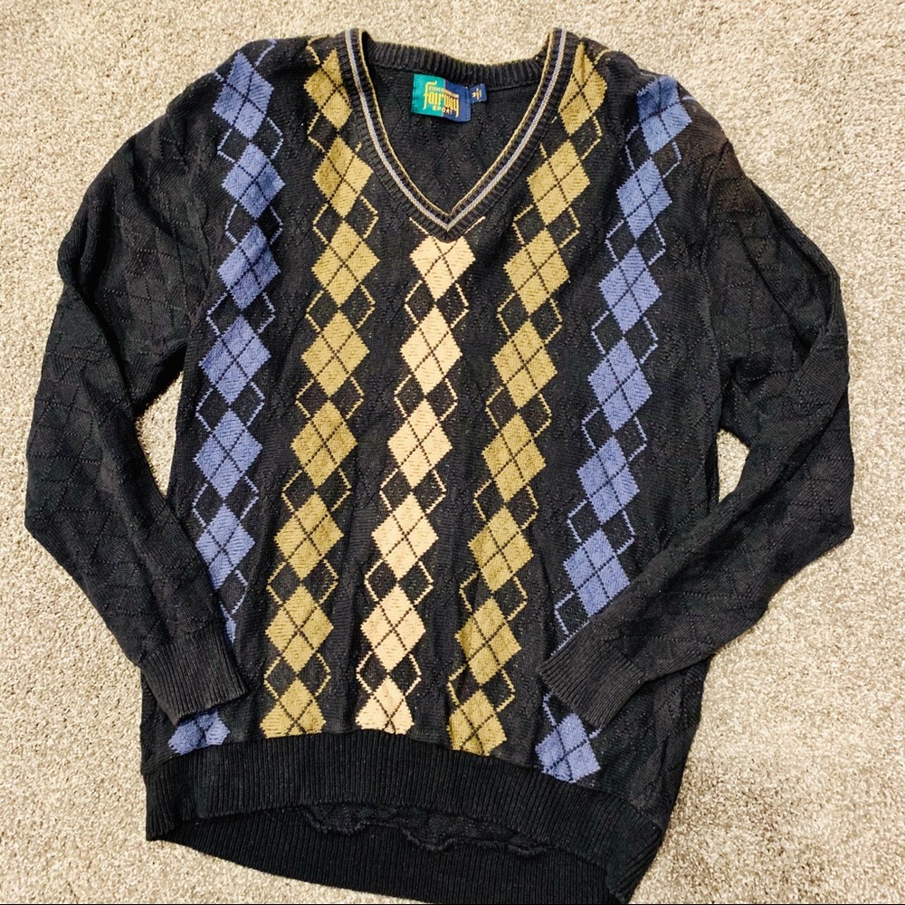 STEVE STRIKER FOR FAIRWAY Vintage Gold Sweater